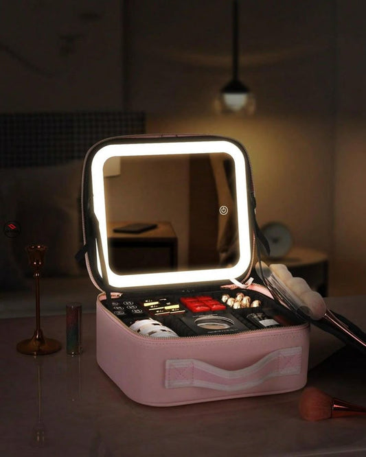 💄✨ Estuche de Maquillaje Inteligente con Espejo LED ✨💄